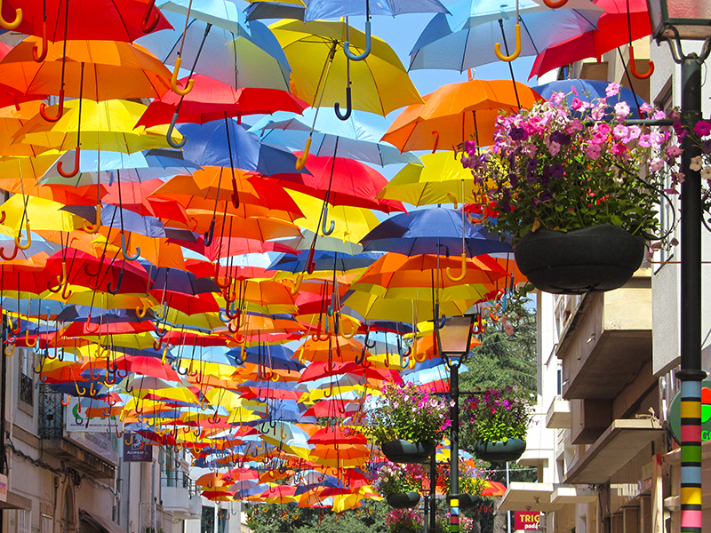 Agitágueda, el festival que llena de color el centro de Portugal